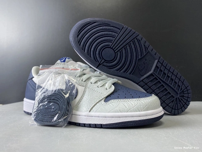 CW8576-200 Air Navy 1 Grey Blue Jordan 0607